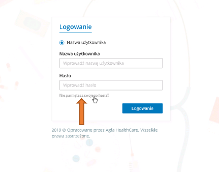 Portal pacjenta - zapomniałem hasła